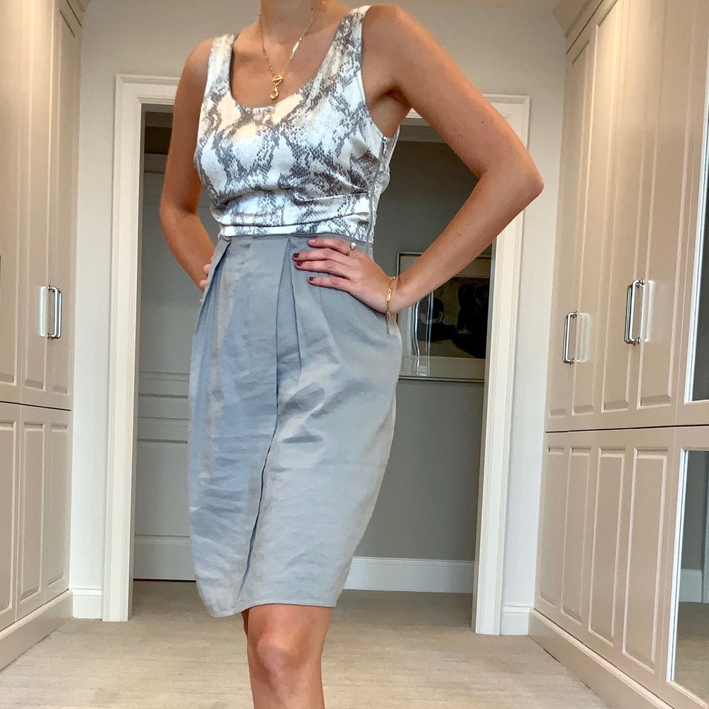 Elie Tahari Snakeskin Dress